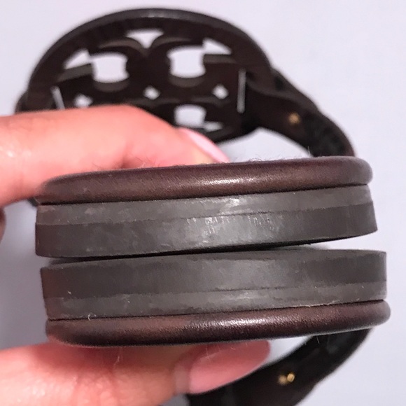 *SOLD* Tory burch miller sandals brown 5.5 - Picture 7 of 8